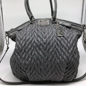 Coach 70th Anniversary Quilted Chevron Satchel